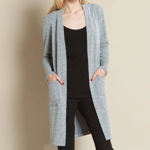 Clara Sun Woo Gray Pocket Sweater Cardigan
